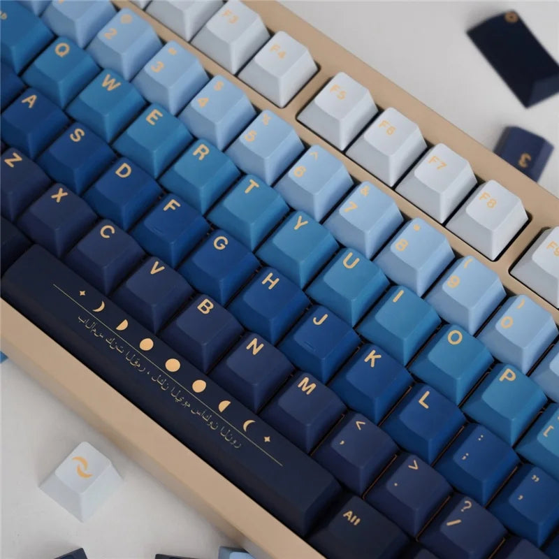 Moonrise Gradient Keycaps Mechanical Keyboard