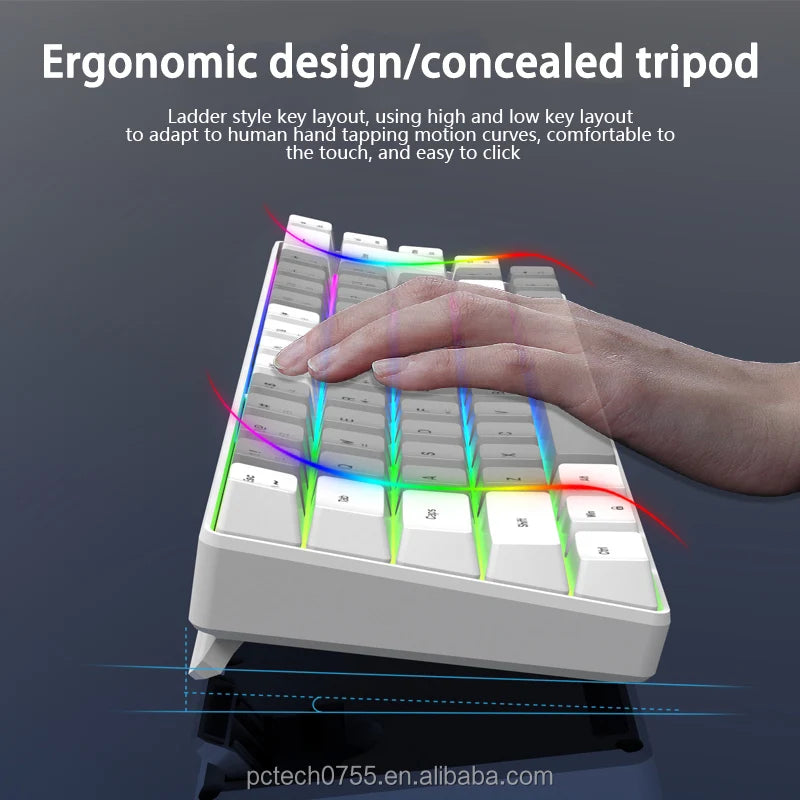 K701 Key Line Separation Mechanical Keyboard