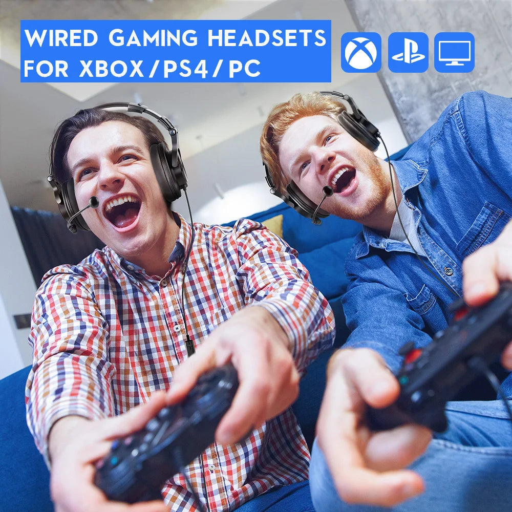 Oneodio Wired Gaming Headset Gamer
