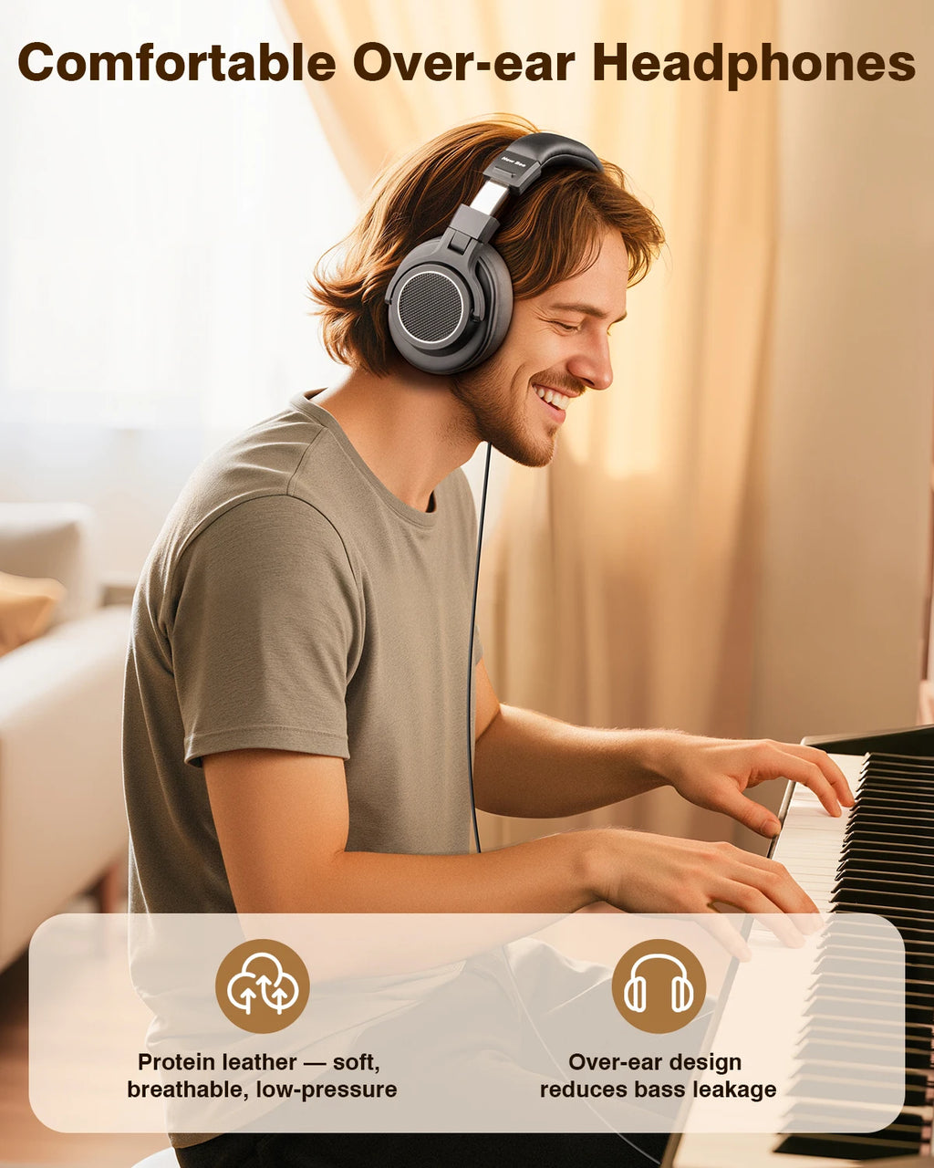 New Bee Wired Hi-Res Studio Headphone