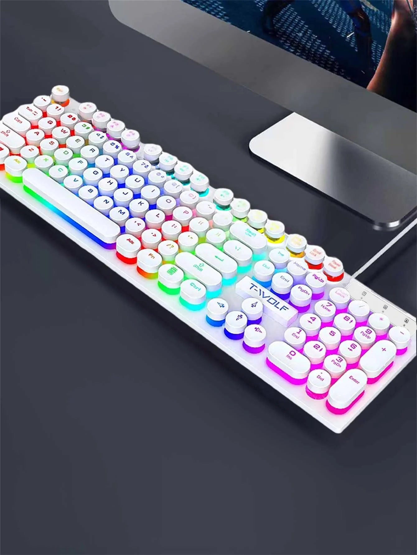 Shadow mechanical feeling keyboard