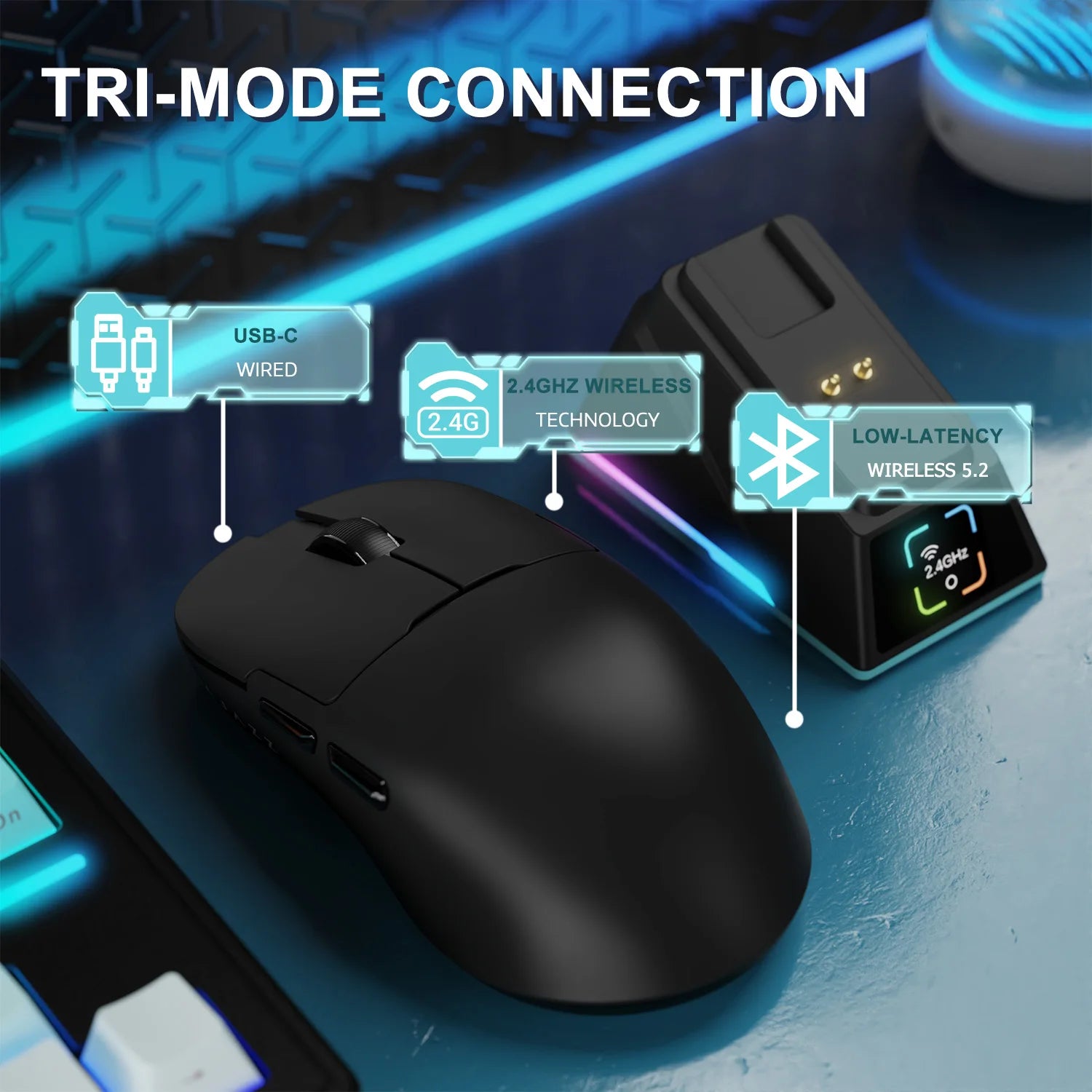 A.JAZZ AJ159APEX 8Khz Wireless Gaming Mouse