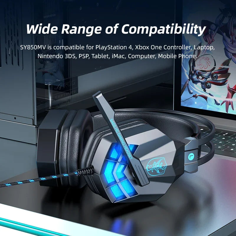 SY850MV Light Gaming Headset