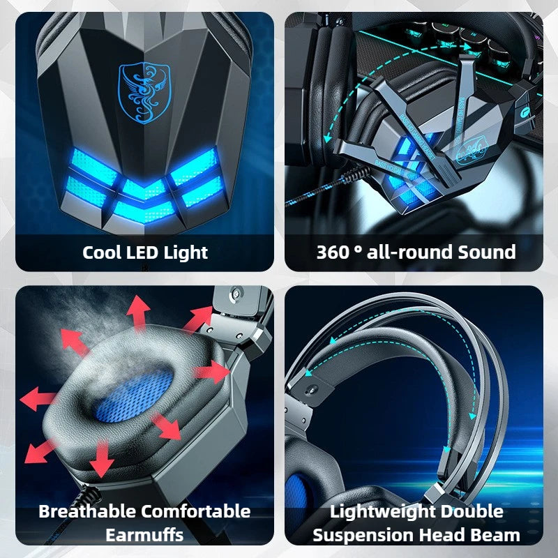 SY850MV Light Gaming Headset