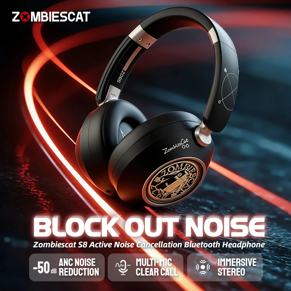 Zombiescat S8 ANC Headphones