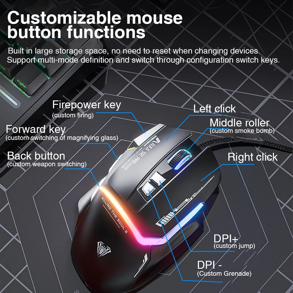 AULA S12Pro Gaming Mouse