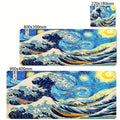 Large Mousepad Japan Great Wave Mousepads Keyboard Mat