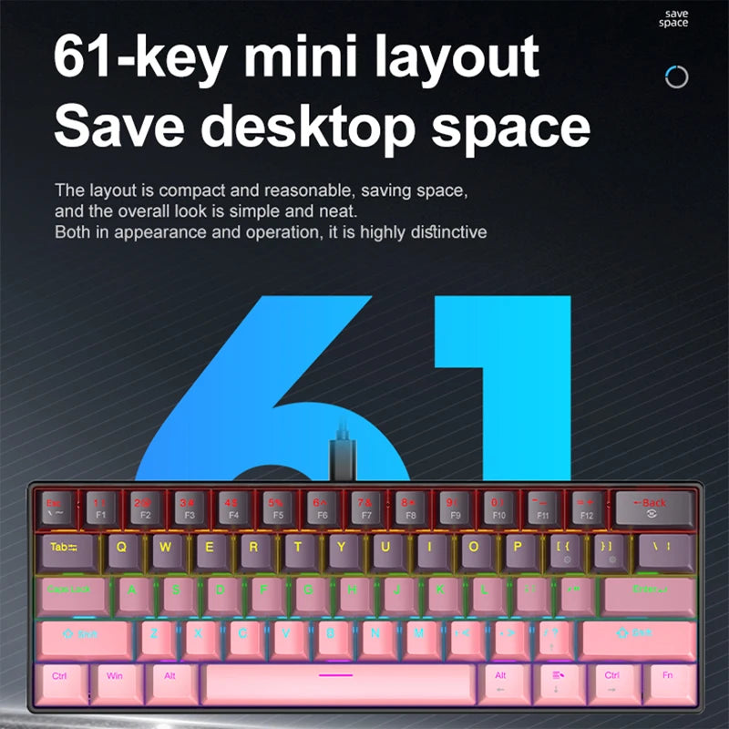 APAYADO Wired Gradient keyboard