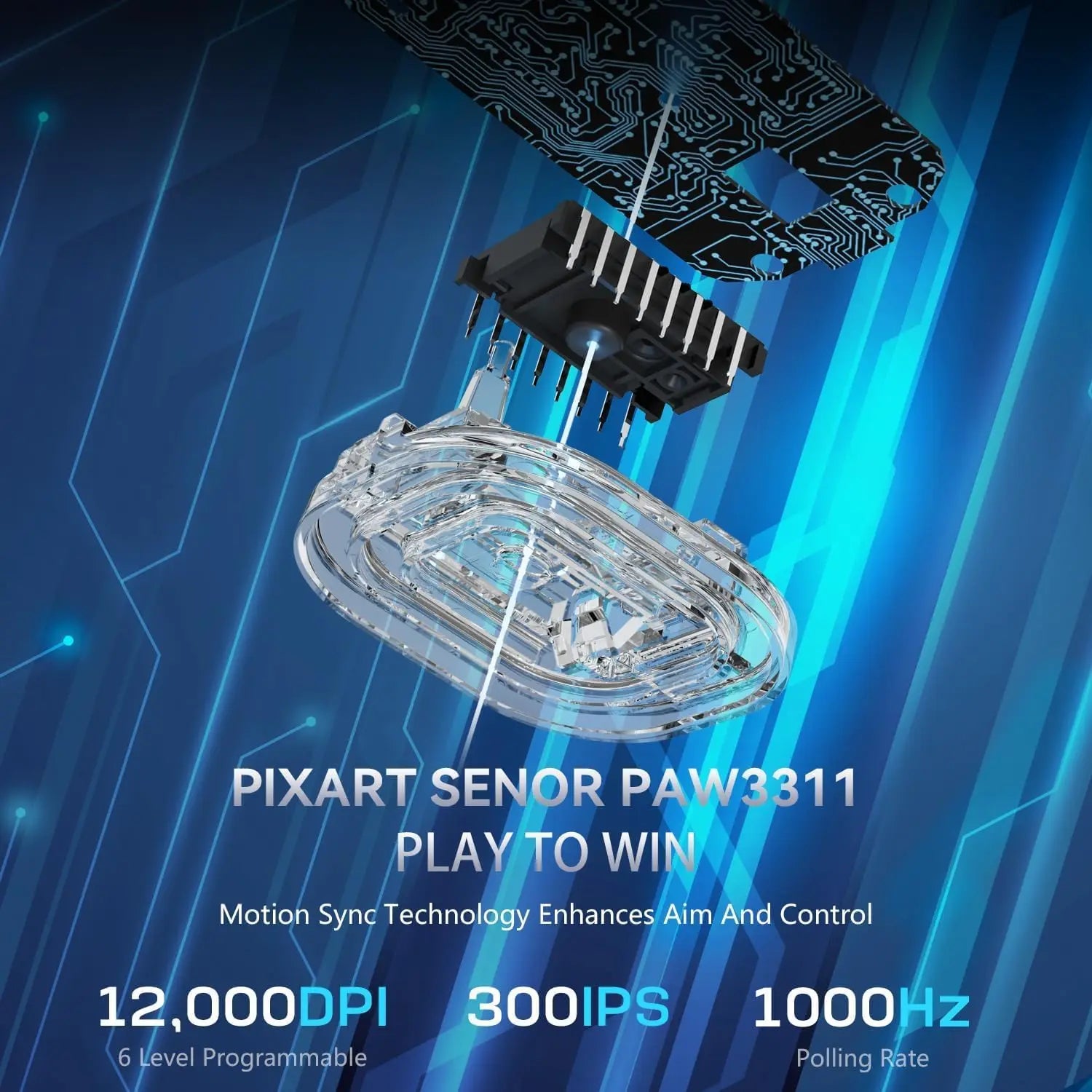 Ajazz AJ099 Superlight Wireless Gaming Mouse