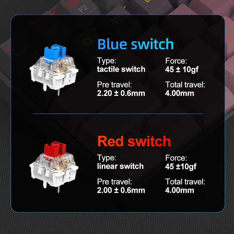 APAYADO Wired Gradient keyboard