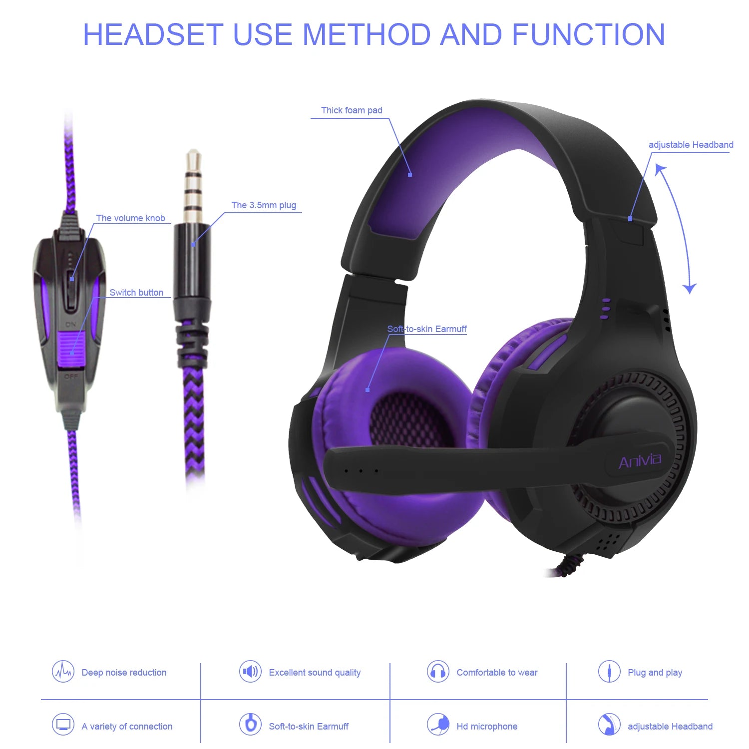 Compatible Gaming Headset