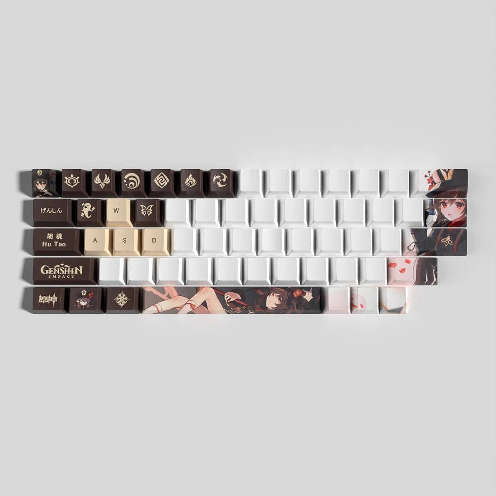 Genshin Impact Keycap Genshin characters 29 key Keycover for Mechanical Keyboard