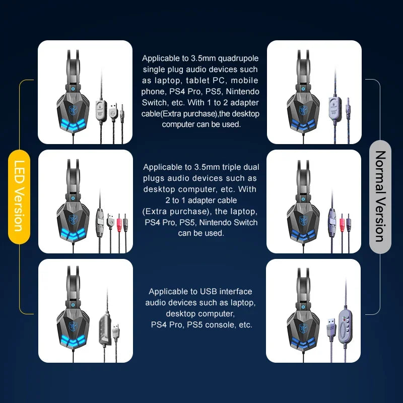 SY850MV Light Gaming Headset