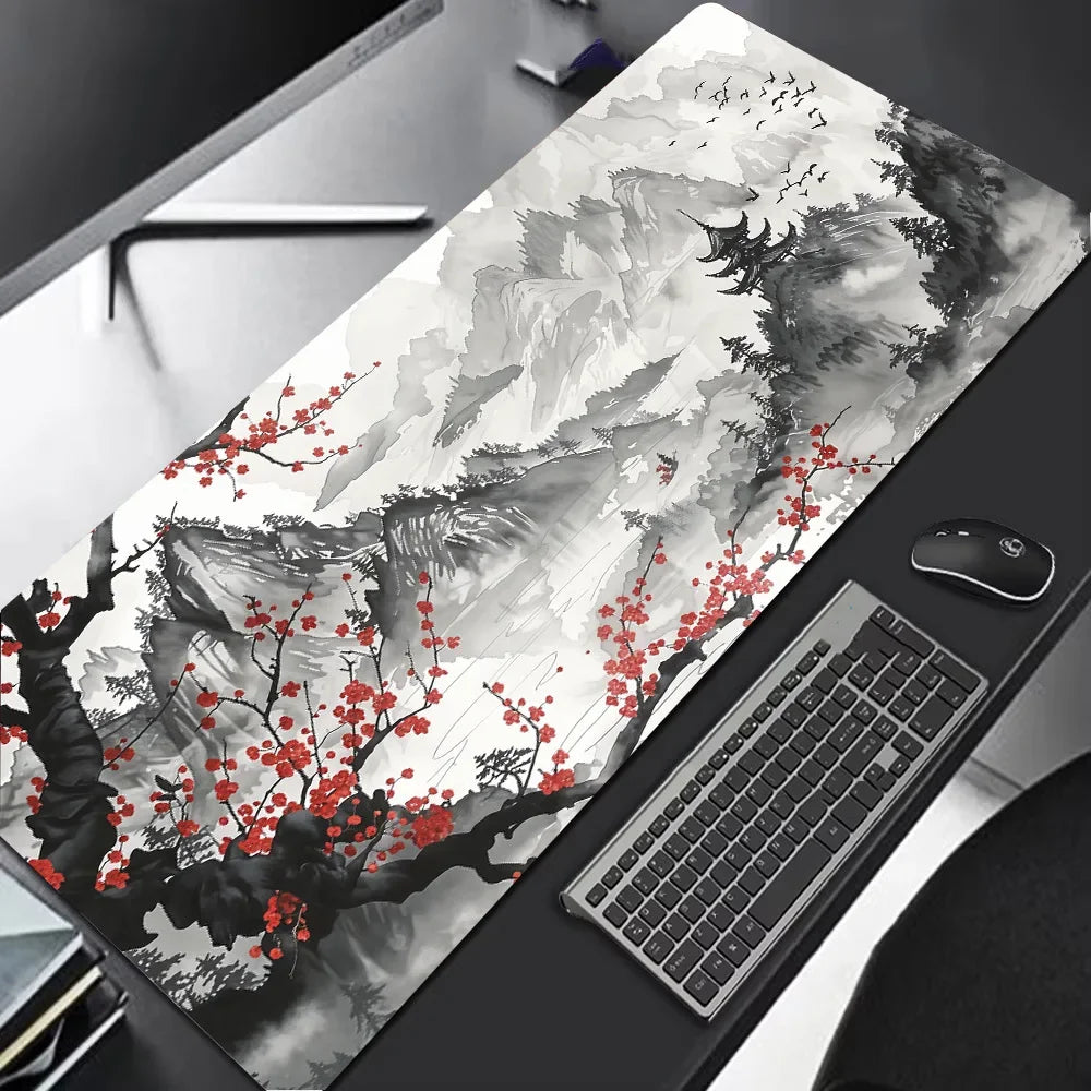 Sakura Scenery Mouse Pad Large Anti-Slip Rubber