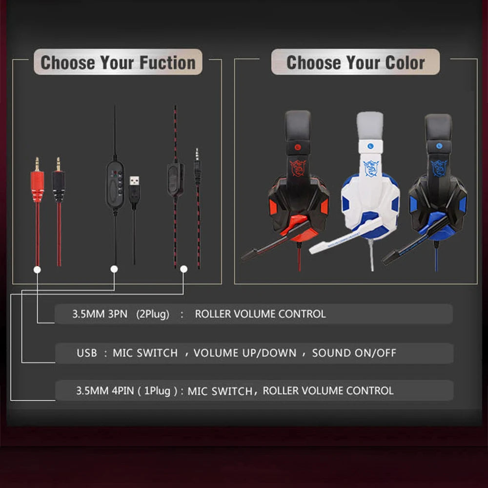 Wired Gaming Headset 120°