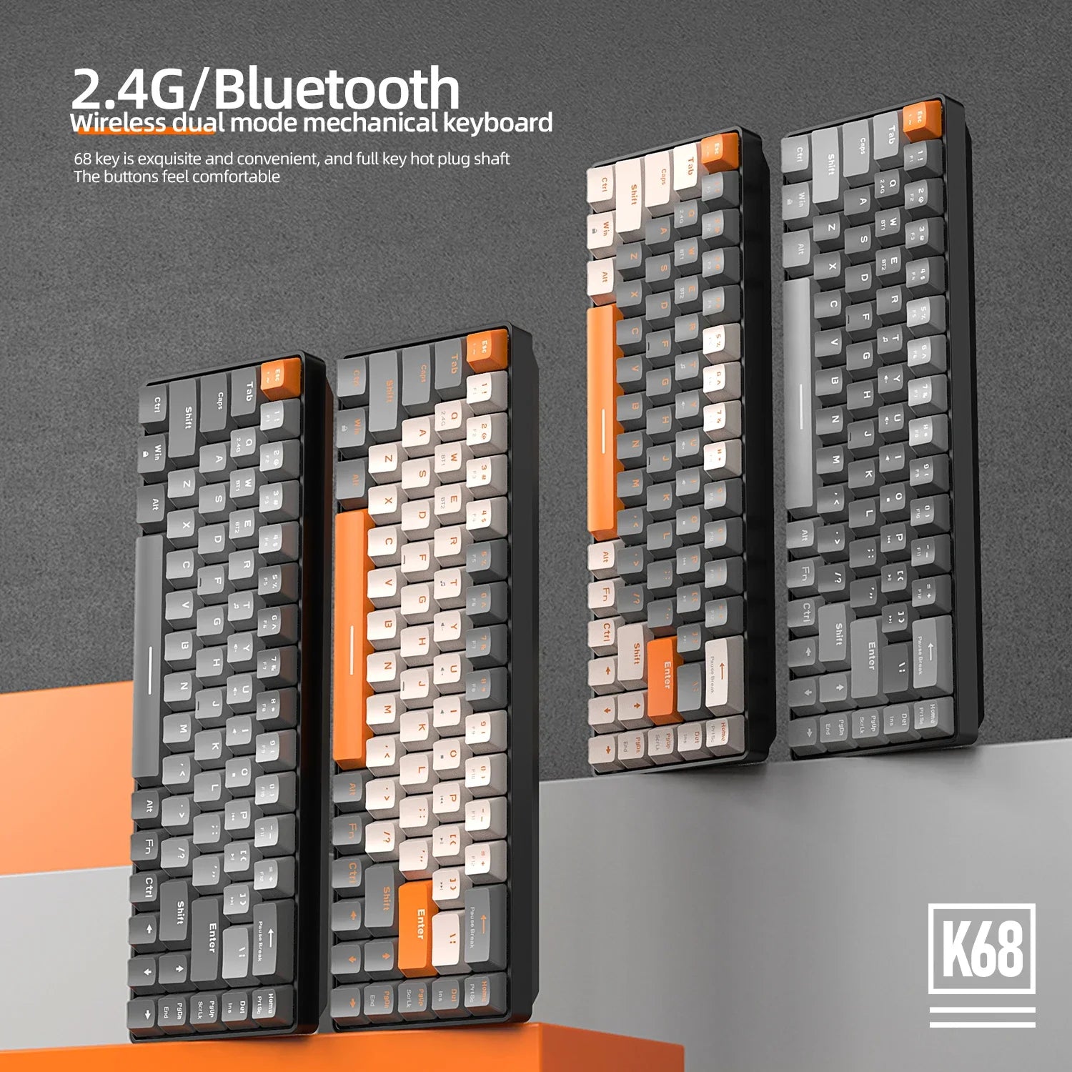 K68 Wireless Mechanical Keyboard