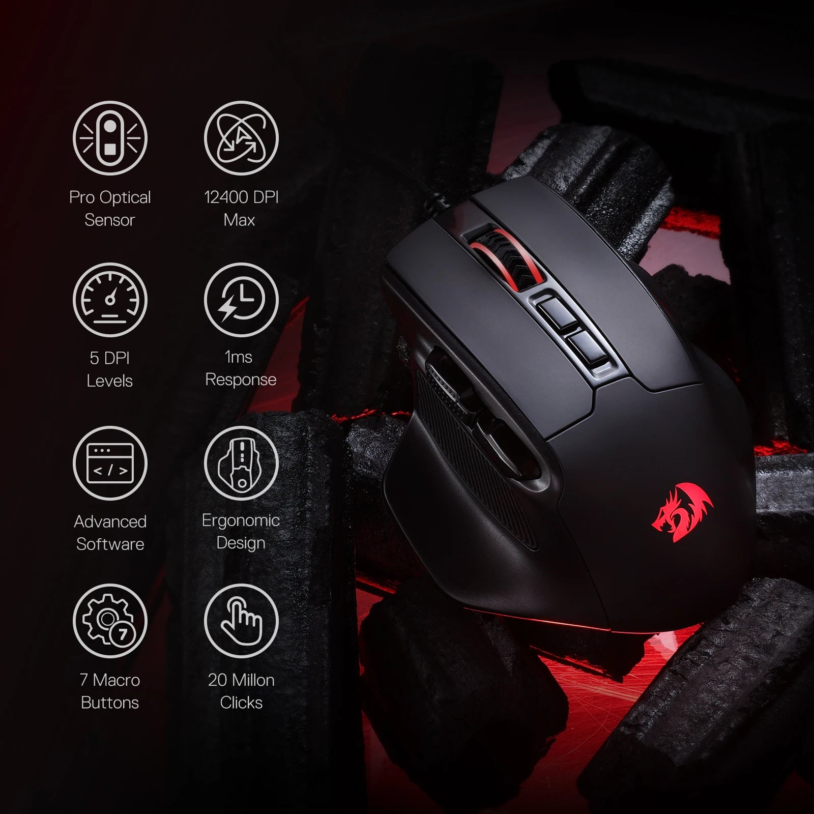Redragon M806 Gaming Mouse