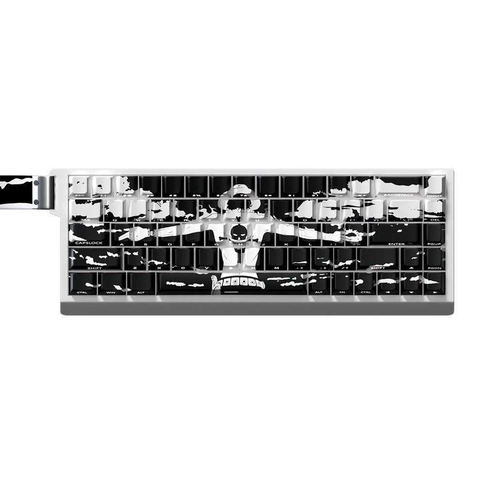 Ace Keycaps Anime Engraved Side Light Mechanical Keyboard