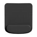 1-Piece Black Mouse Pad with Wrist Support