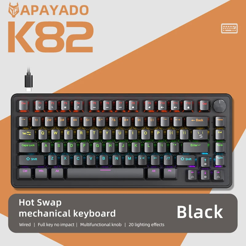 APAYADO Black Gaming Keyboard