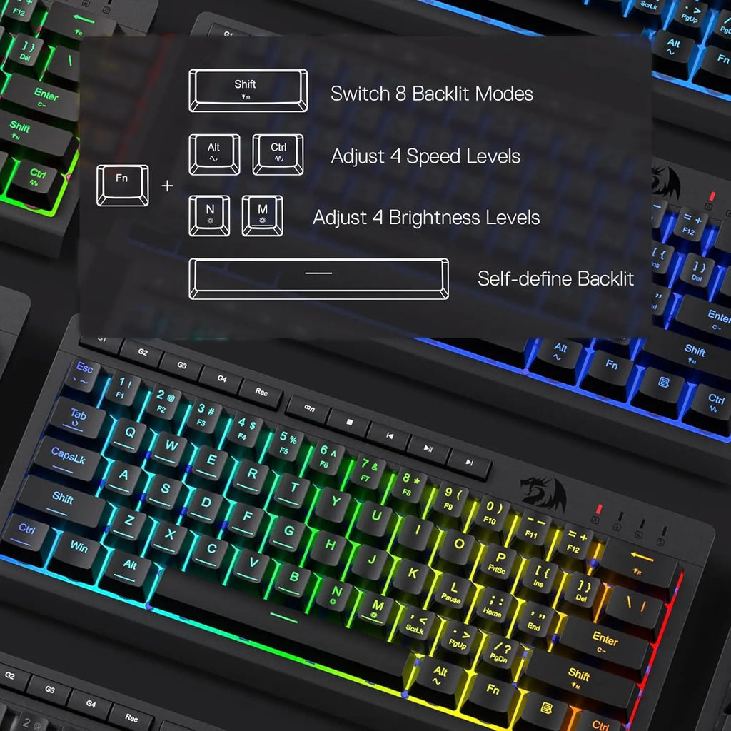Redragon K522 RGB Membrane Gaming Keyboard